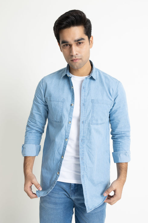 The Light Wash Regular Fit Shirt